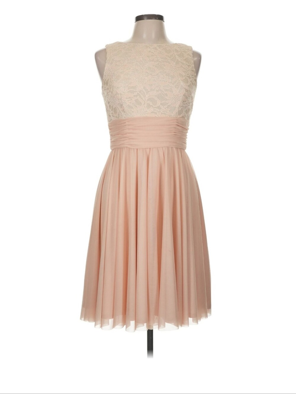 Lace Bodice Blush Pink Chiffon  Dress Romantic Balletcore Wedding Guest Feminine
